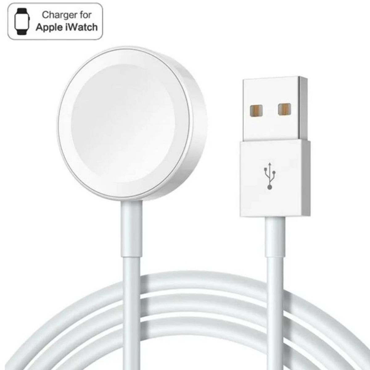GENERICO - Cable Cargador Magnético Para Apple Watch USB -1 Metro