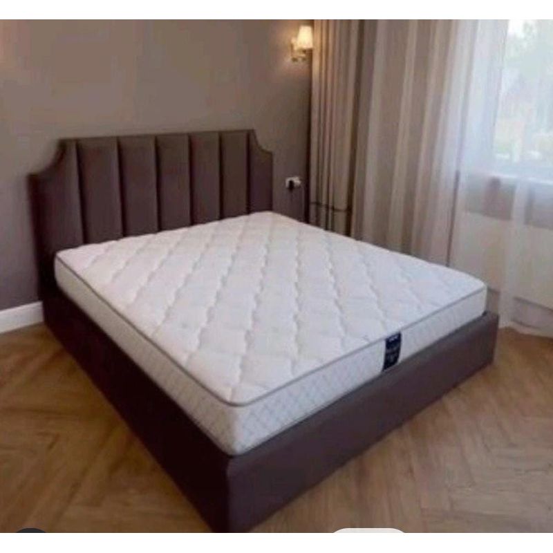 GENERICO - Cama Panel King - Marrón