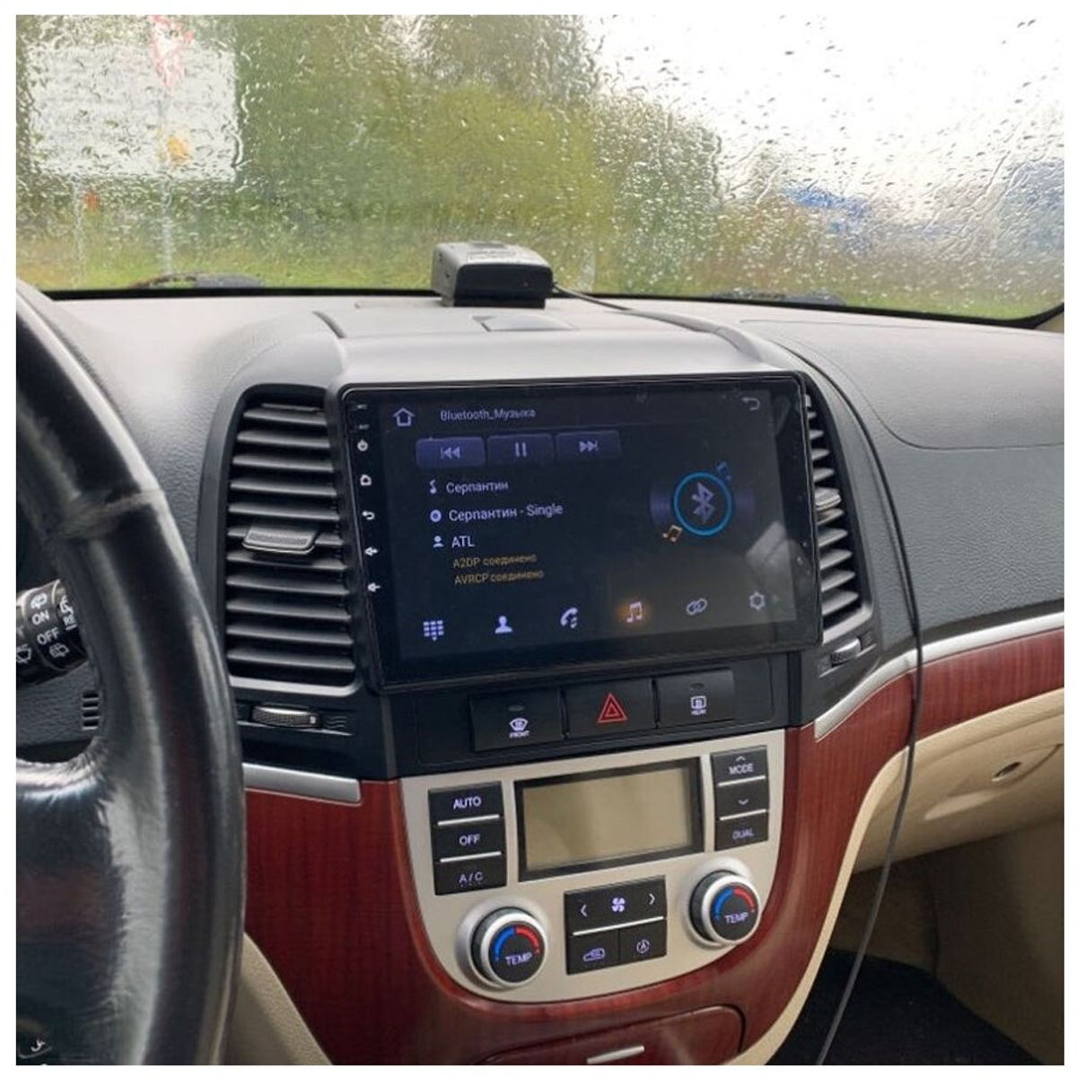 GENERICO - Autoradio Android Hyundai Santa Fe 2006-2012 cámara Gratis