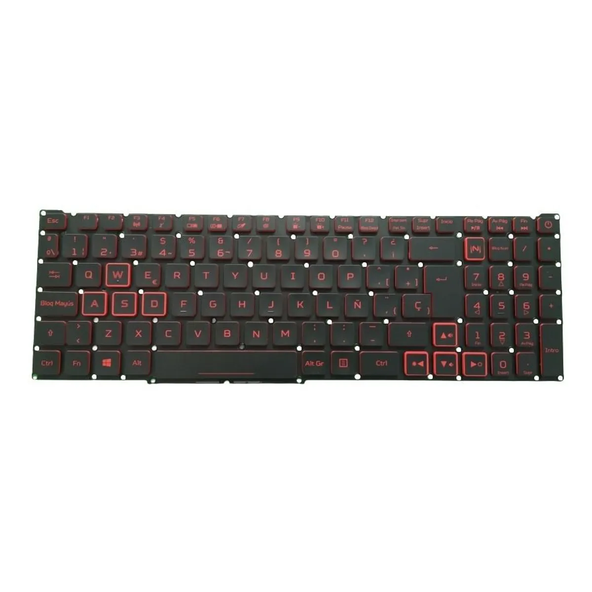 GENERICO - Teclado  para Laptop ACER  NITRO 5  AN515-54-58MY  Retroiluminado