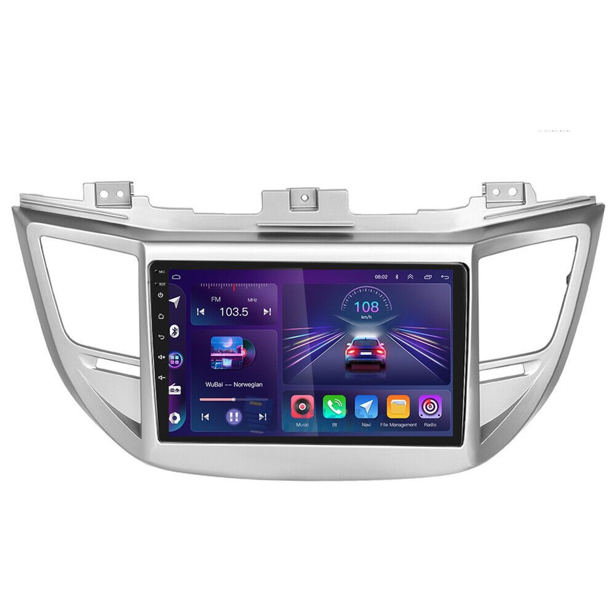 GENERICO - Autoradio Android Hyundai Tucson 2016-2018 cámara Gratis