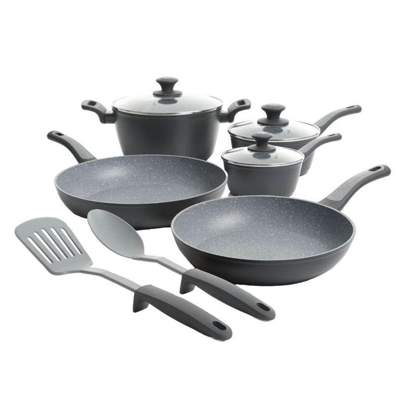 OSTER - Juego de Ollas Oster Bastone 10 piezas Aluminio Forjado