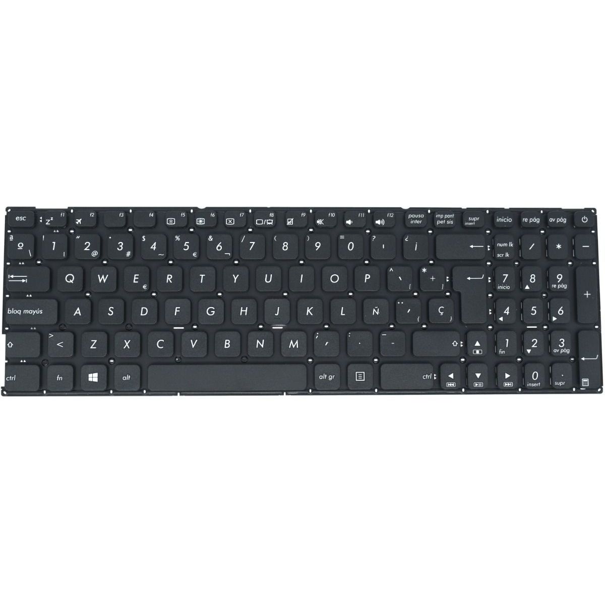 GENERICO - Teclado  para Laptop ASUS X541,  X541S.