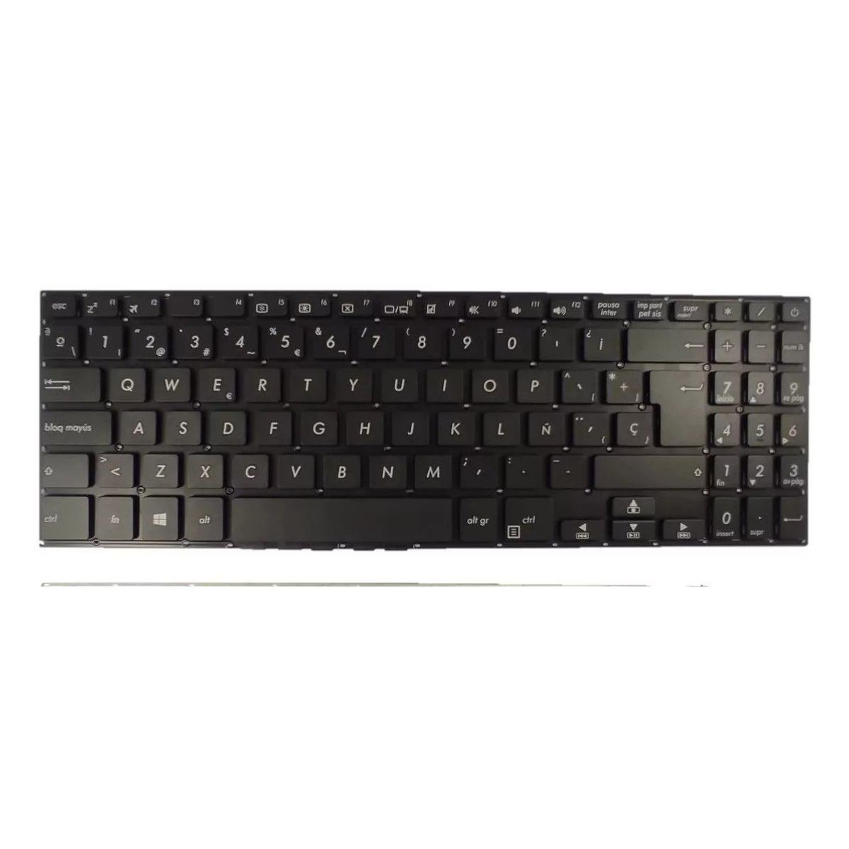GENERICO - Teclado  para Laptop   ASUS  X507U,  X507,  X507LA.