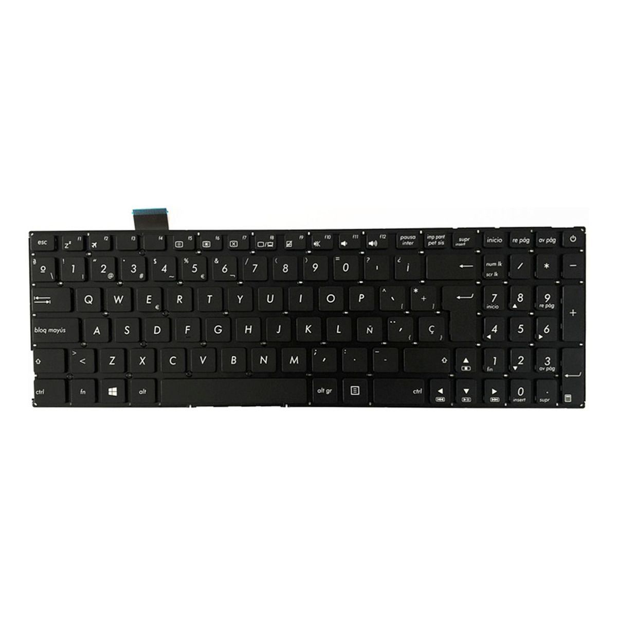 GENERICO - Teclado  para Laptop  ASUS  VIVOBOOK.  X542 UF,  X542BA