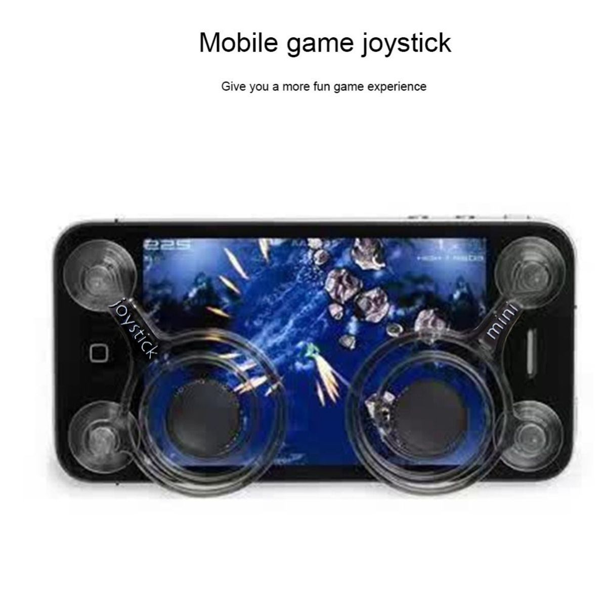 GENERICO - Gatillos Joystick Para Juegos Celular Elegante Joystick Dual NEGRO