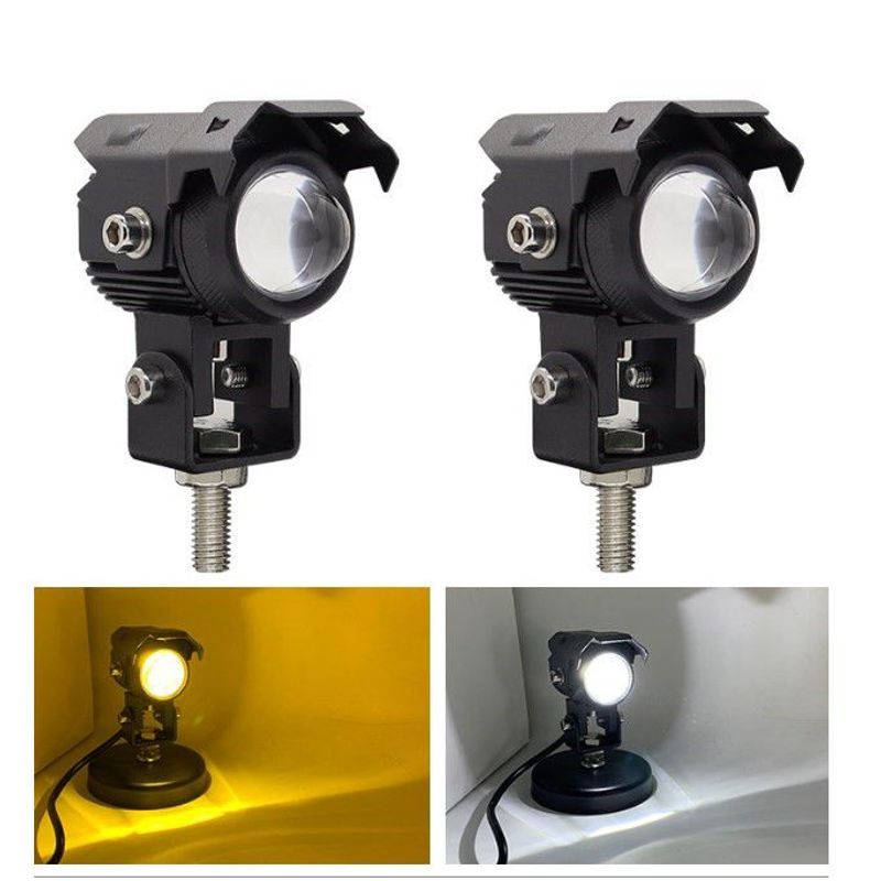 GENERICO - FARO EXPLORADOR PESADO DUAL AUTO-MOTO VENTILADOR POTENTE