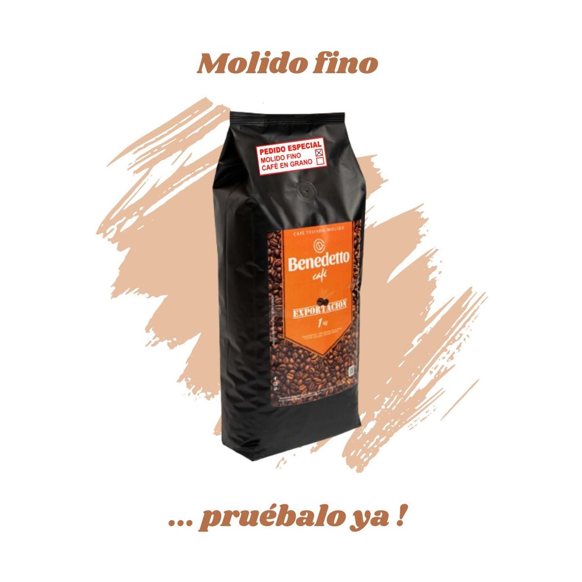GENERICO - Café Benedetto Exportación molido fino 1 kilo