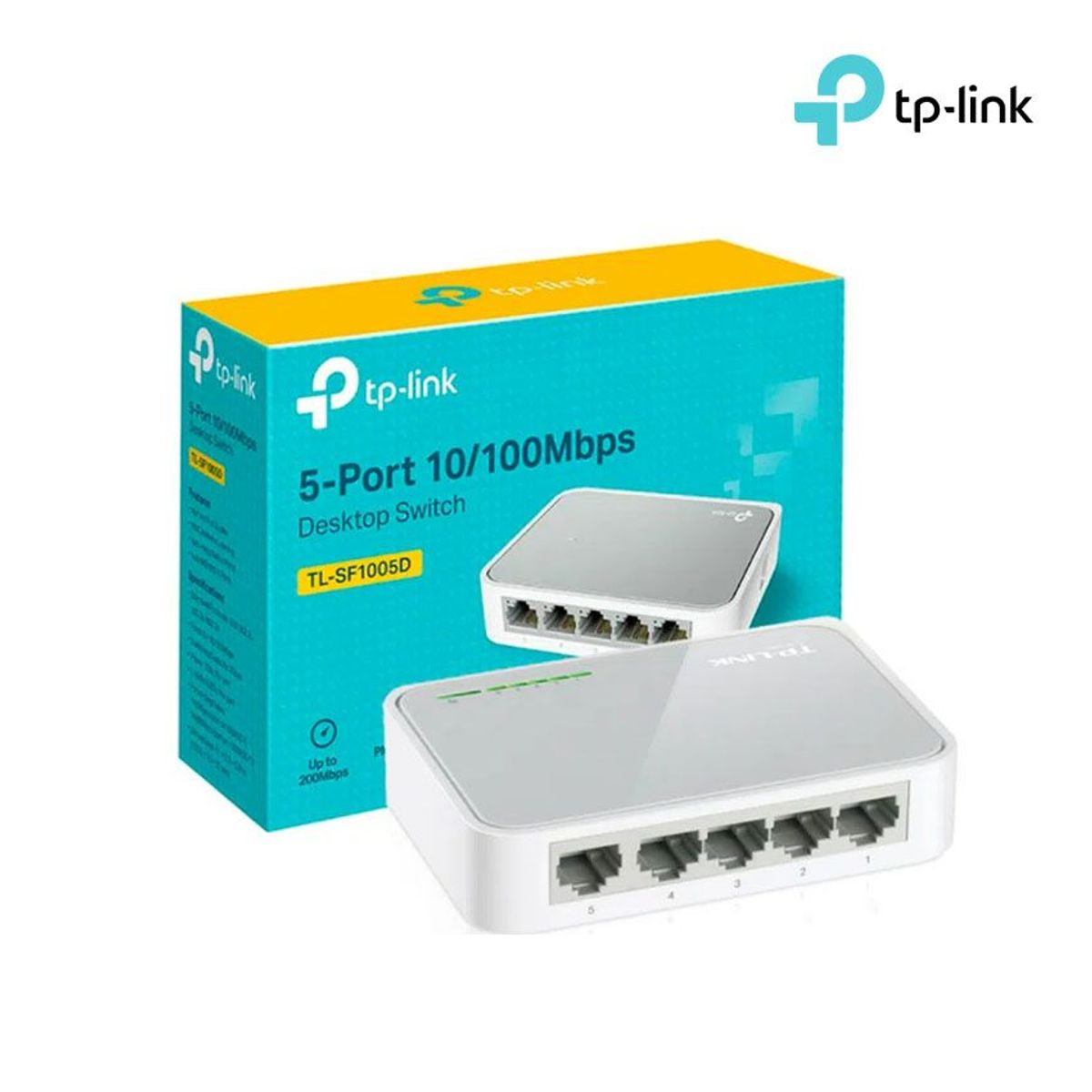 TP LINK - Switch TP-Link 5 Puertos TL-SF1005D 10/100 MBPS