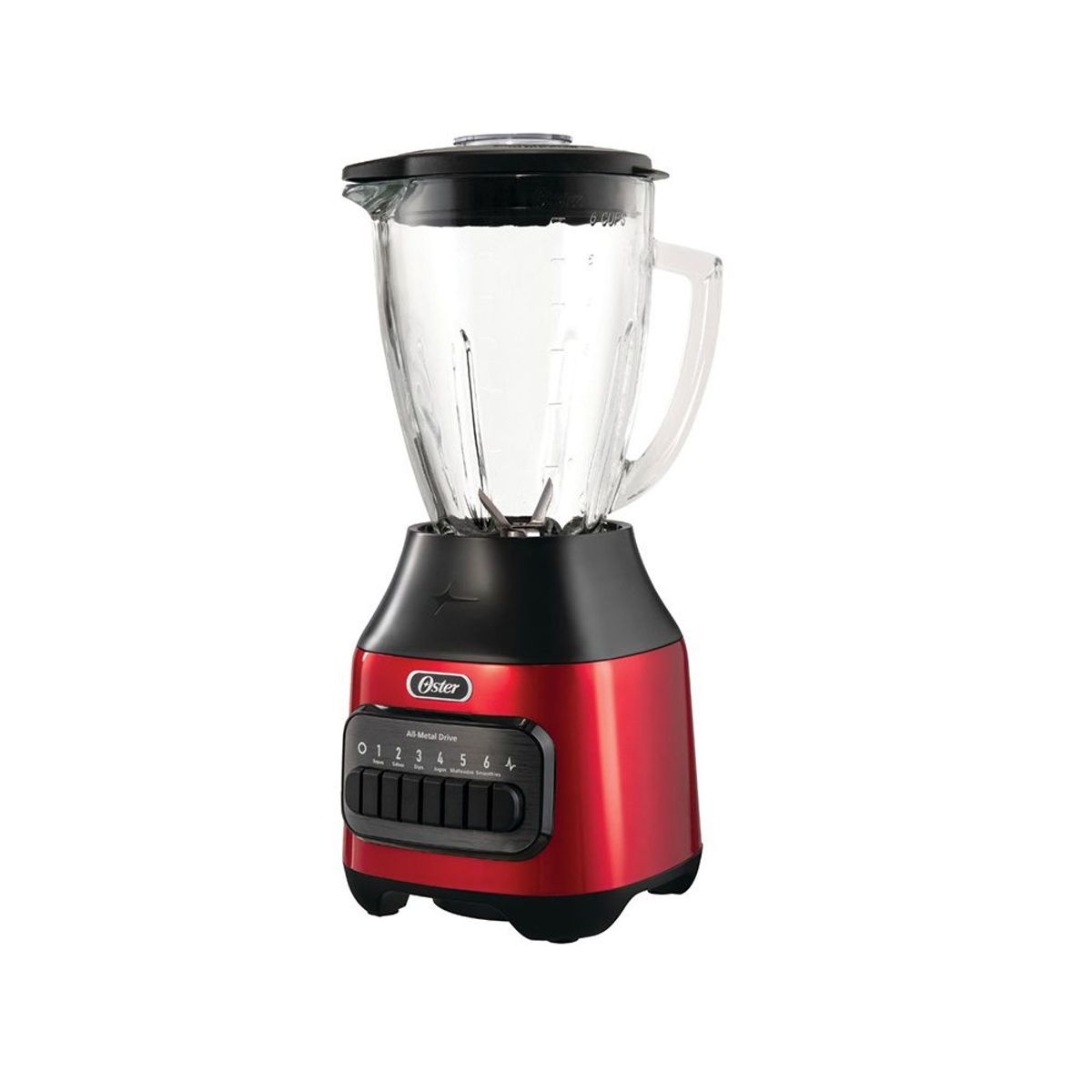 OSTER - Licuadora 1.5L de 6 Velocidades Oster BLSTPEG-CPB Rojo
