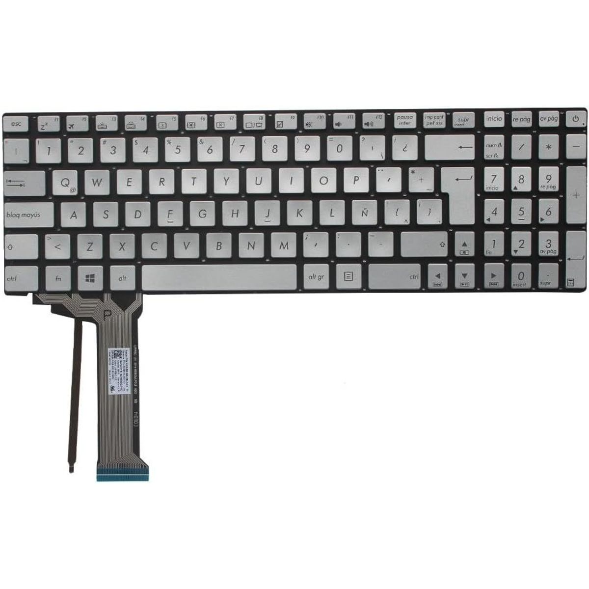 GENERICO - Teclado  para Laptop  ASUS  ROG GL552,  GL552,  GL552JX  Retroiluminado