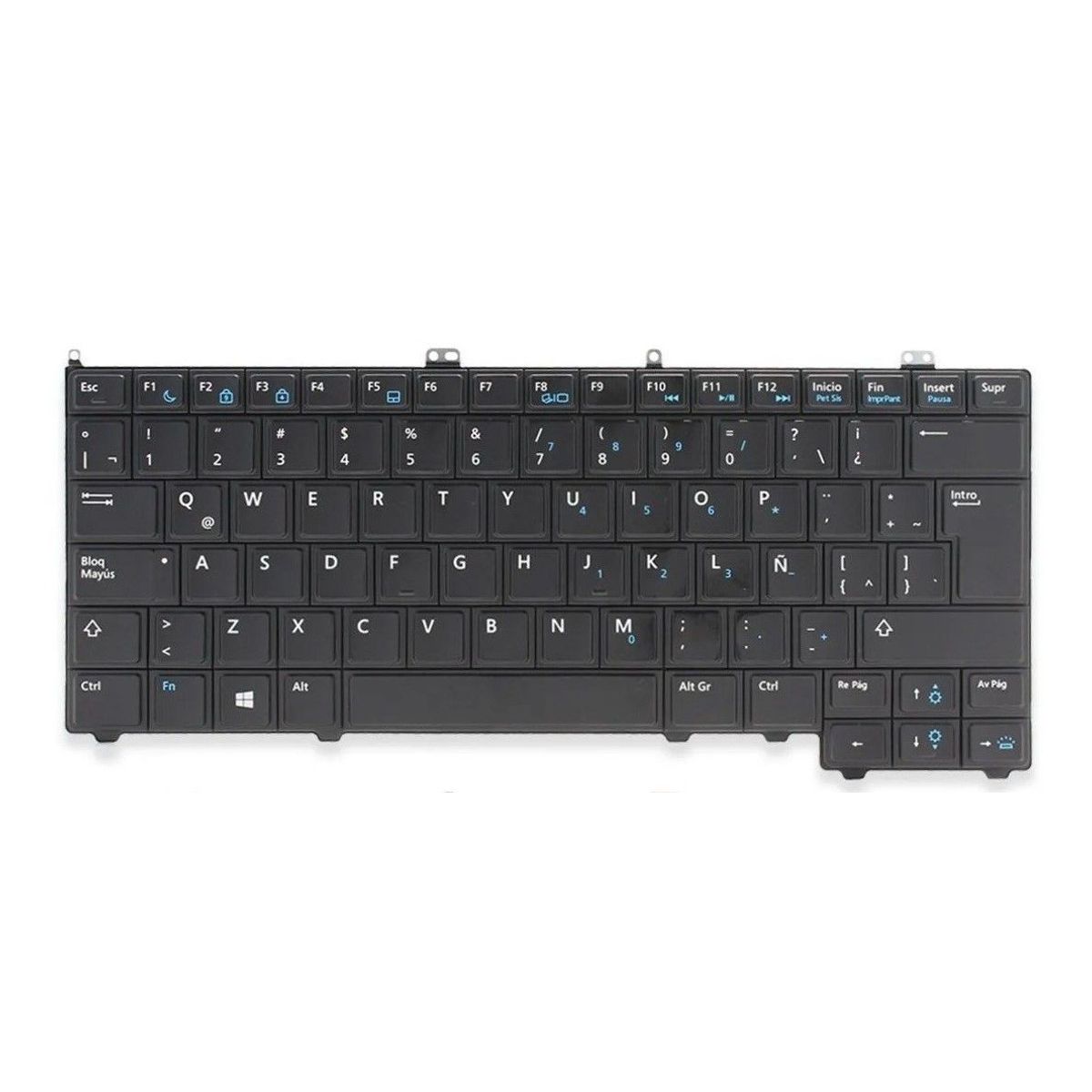 GENERICO - Teclado  para Laptop  DELL  LATITUDE E7440,  E7240. Retroilumimado