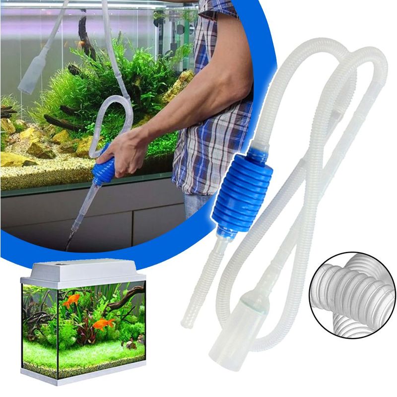 GENERICO - Aspirador mini sifón chico para acuario pecera