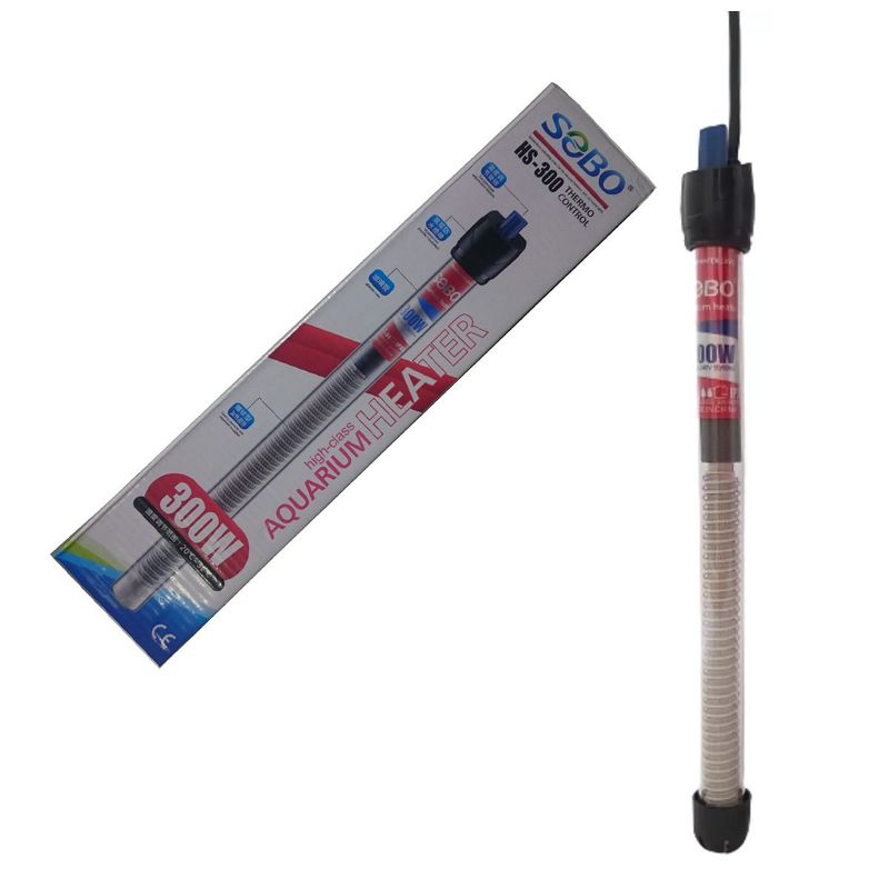 SOBO - Termostato calentador regulable 300 watts pecera acuario