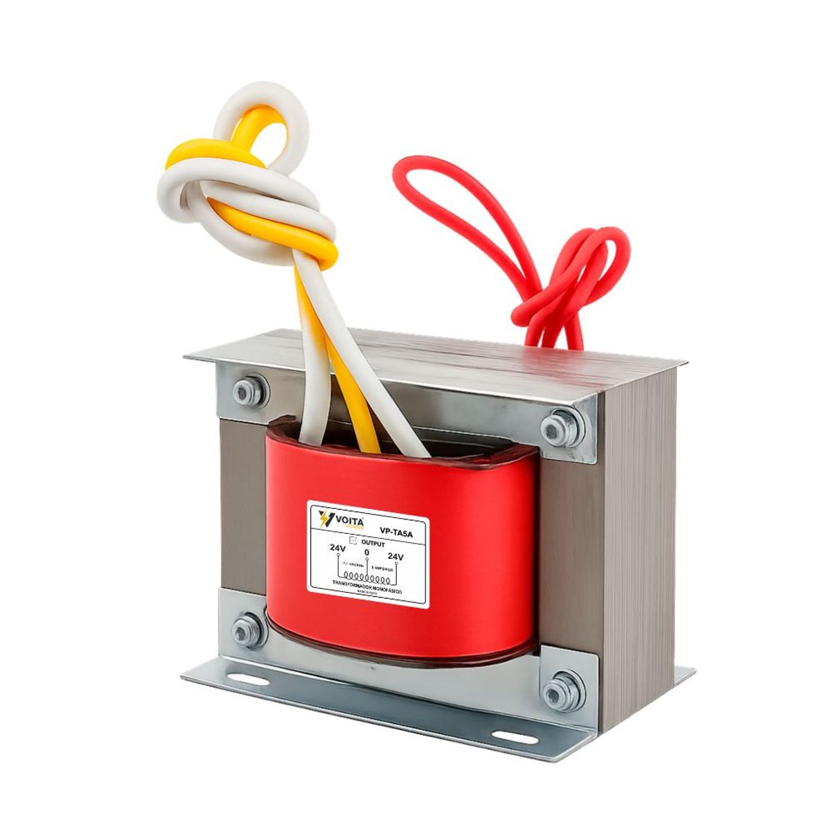 VOITA POWER - Transformador monofásico 220V AC a 24-0-24V AC 5 Amperios