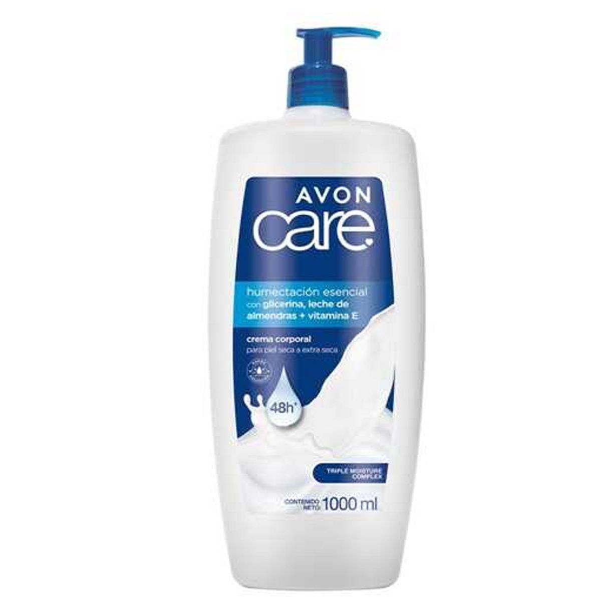 AVON - Crema Corporal Humectación Esencial Triple Moisture Complex Avon Care 1 Litro