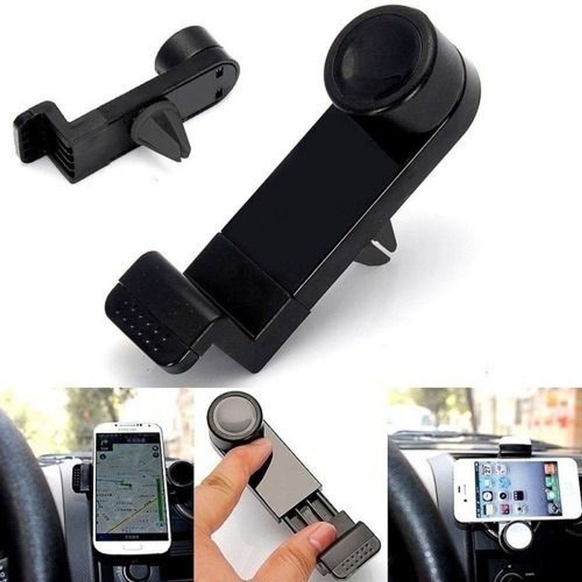 GENERICO - Soporte Holder Para Celular En Aire Acondicionado Auto Carro