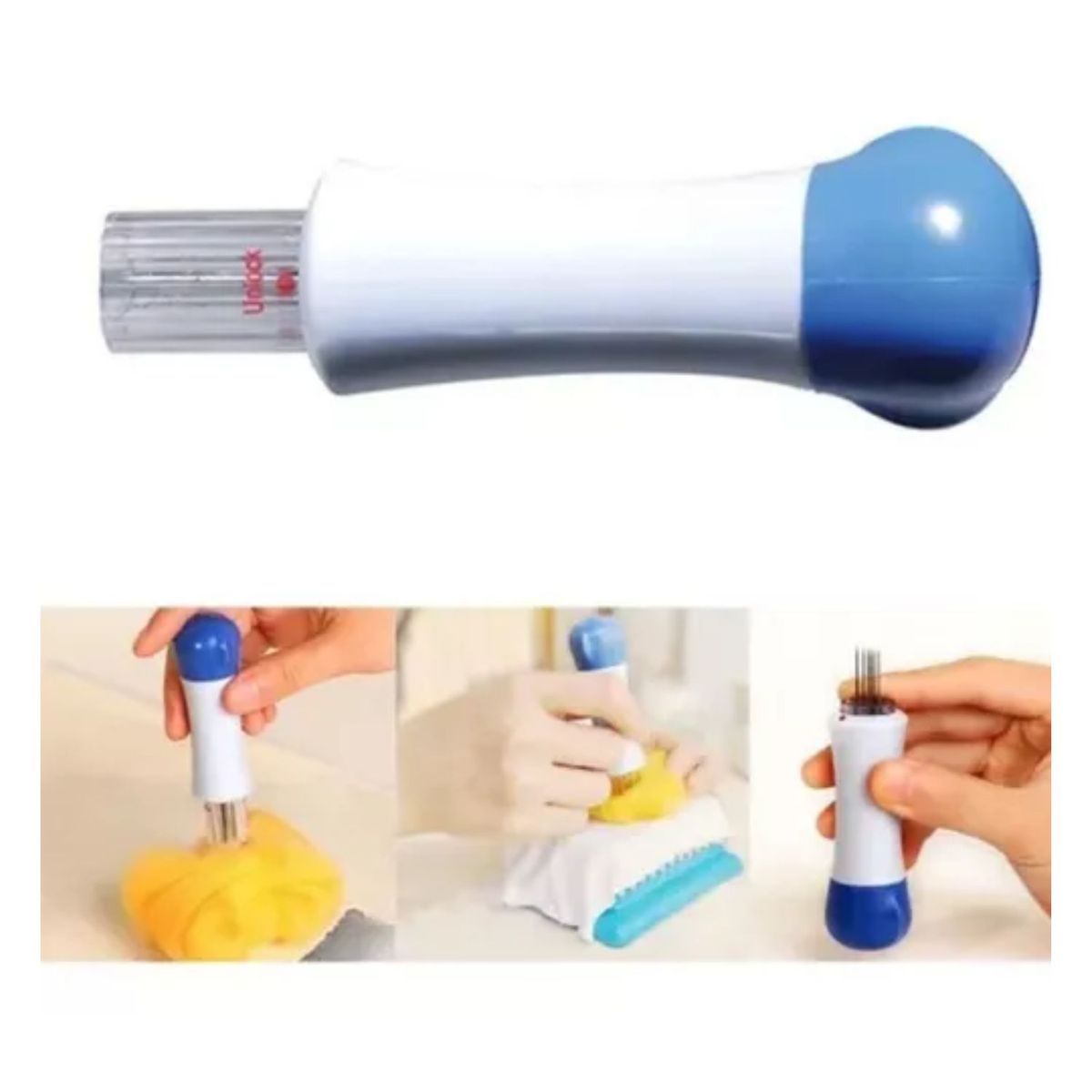 GENERICO - Mango De Seguridad C7 Agujas Para Needle Felting Lana