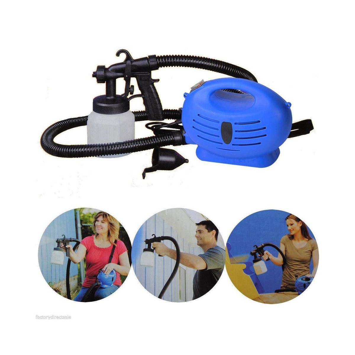 OEM - Kit Para Pintar Paint Zoom Compresor  Pistola  Recipiente