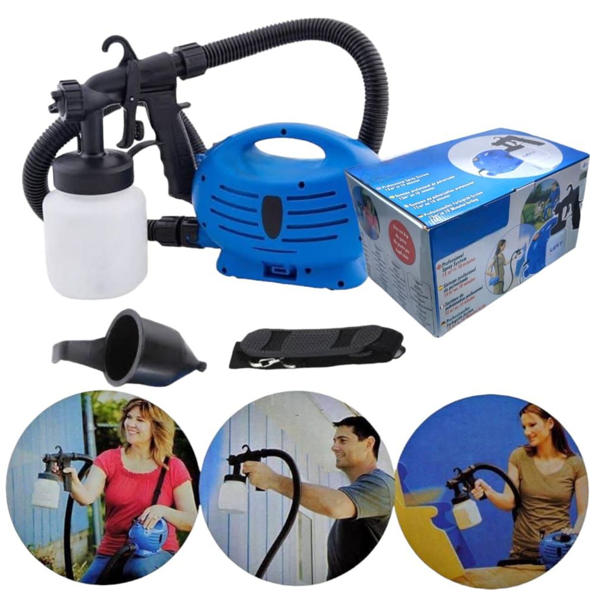 OEM - Kit Para Pintar Paint Zoom Compresor  Pistola  Recipiente