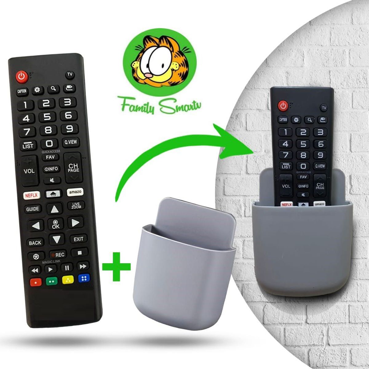 GENERICO - Control Remoto LG Smart tv  Soporte de pared multifuncional