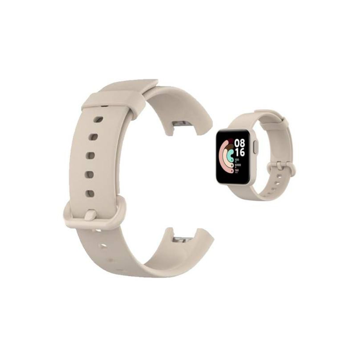 GENERICO - Correa de Silicona para Redmi Watch 2 Lite BEIGE