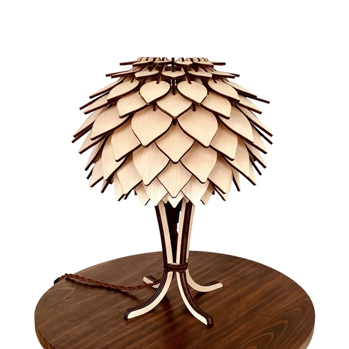 GENERICO - Lámpara de mesa Edw-Art Estudio Modelo Mini Blossom Natural Luz Cálida