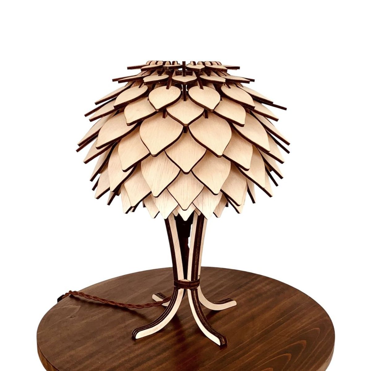 GENERICO - Lámpara de mesa Edw-Art Estudio Modelo Mini Blossom Natural Luz Cálida