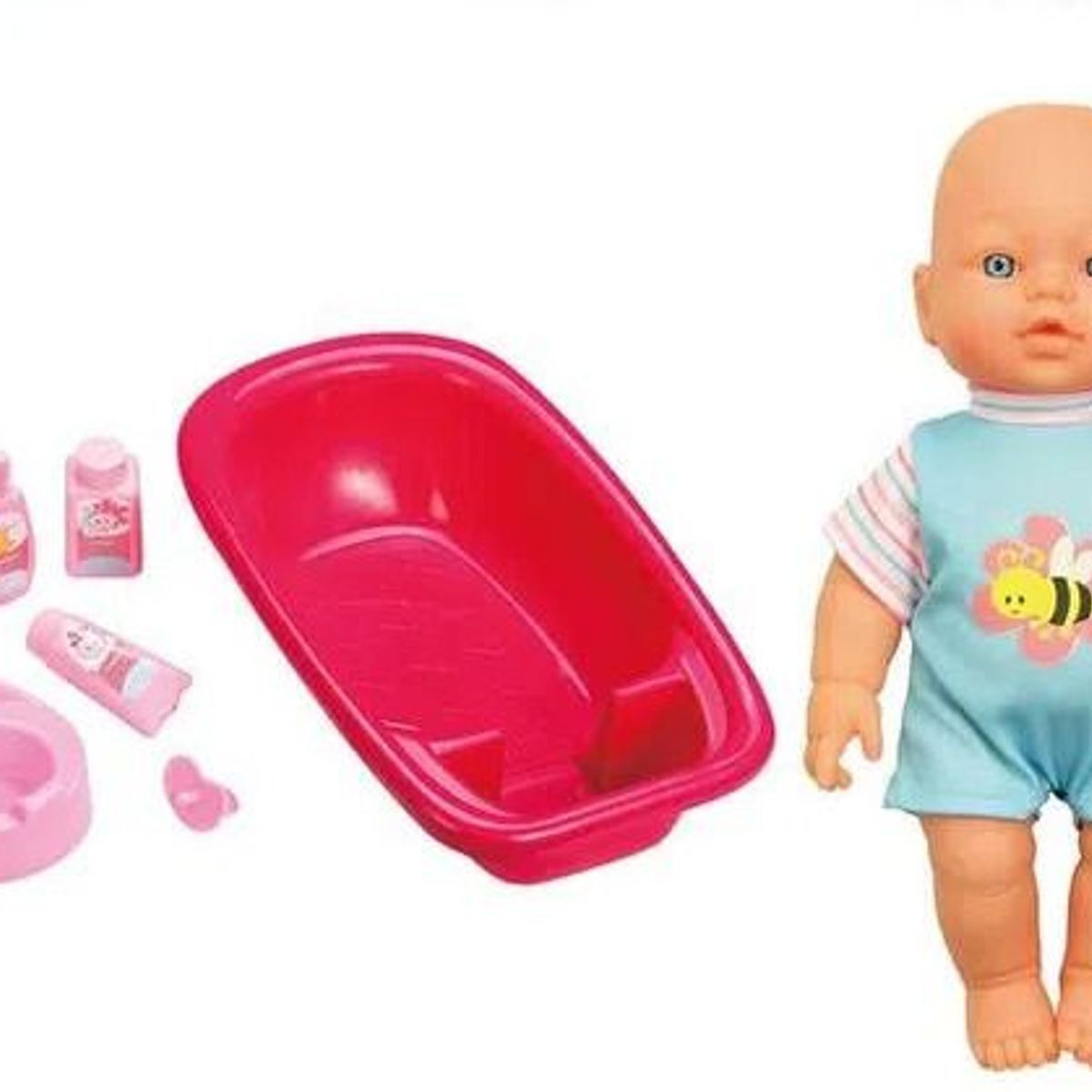 MOTHER LOVE - MUÑECA MOTHER LOVE CON ACCESORIO CELESTE 31cm