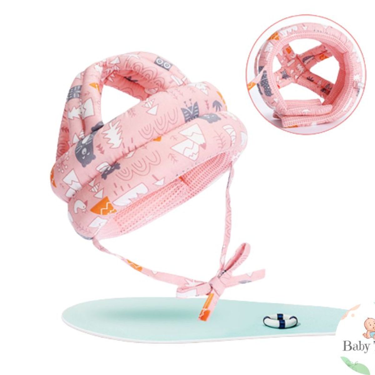 GENERICO - Casco Protector para Bebe Rosado