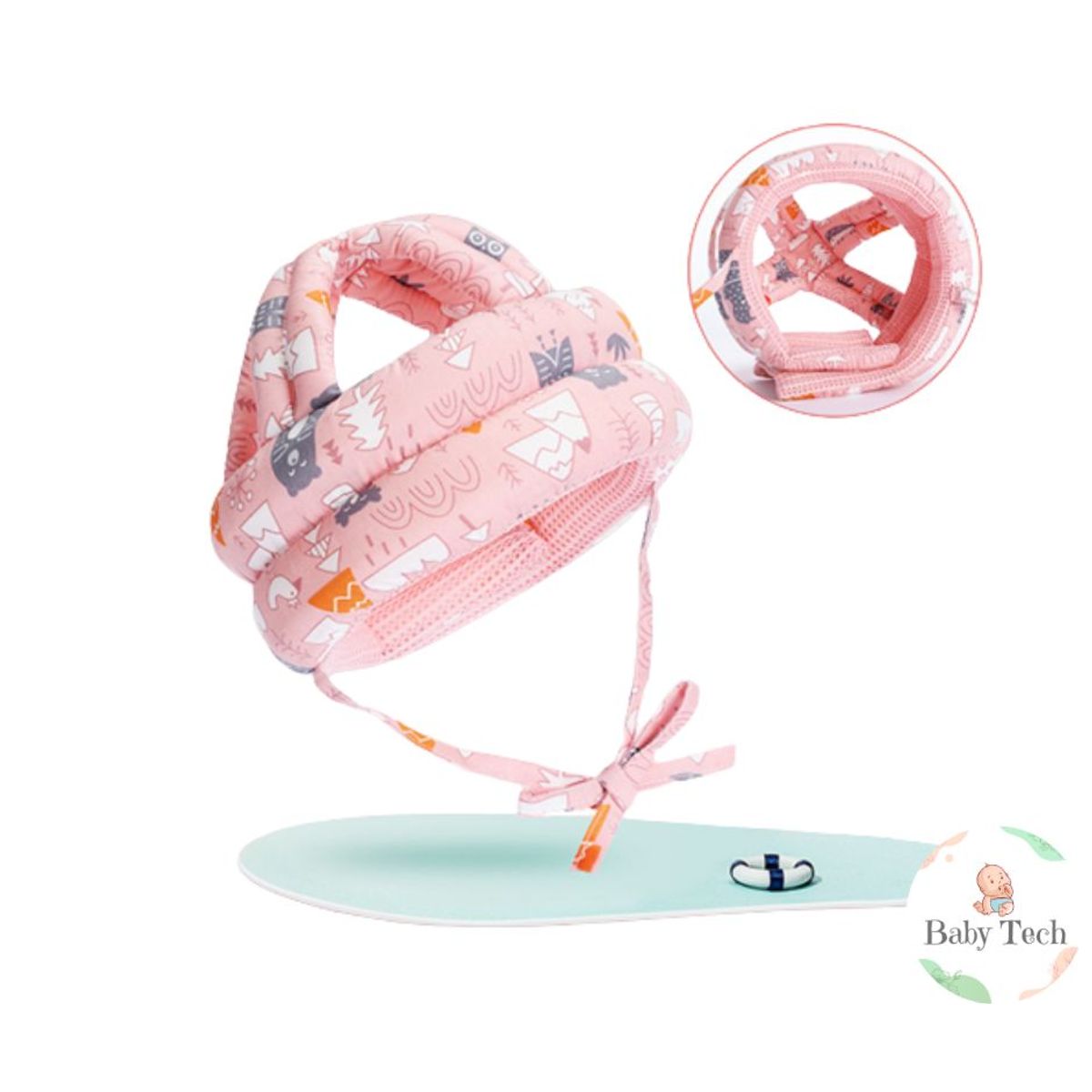 GENERICO - Casco Protector para Bebe Rosado