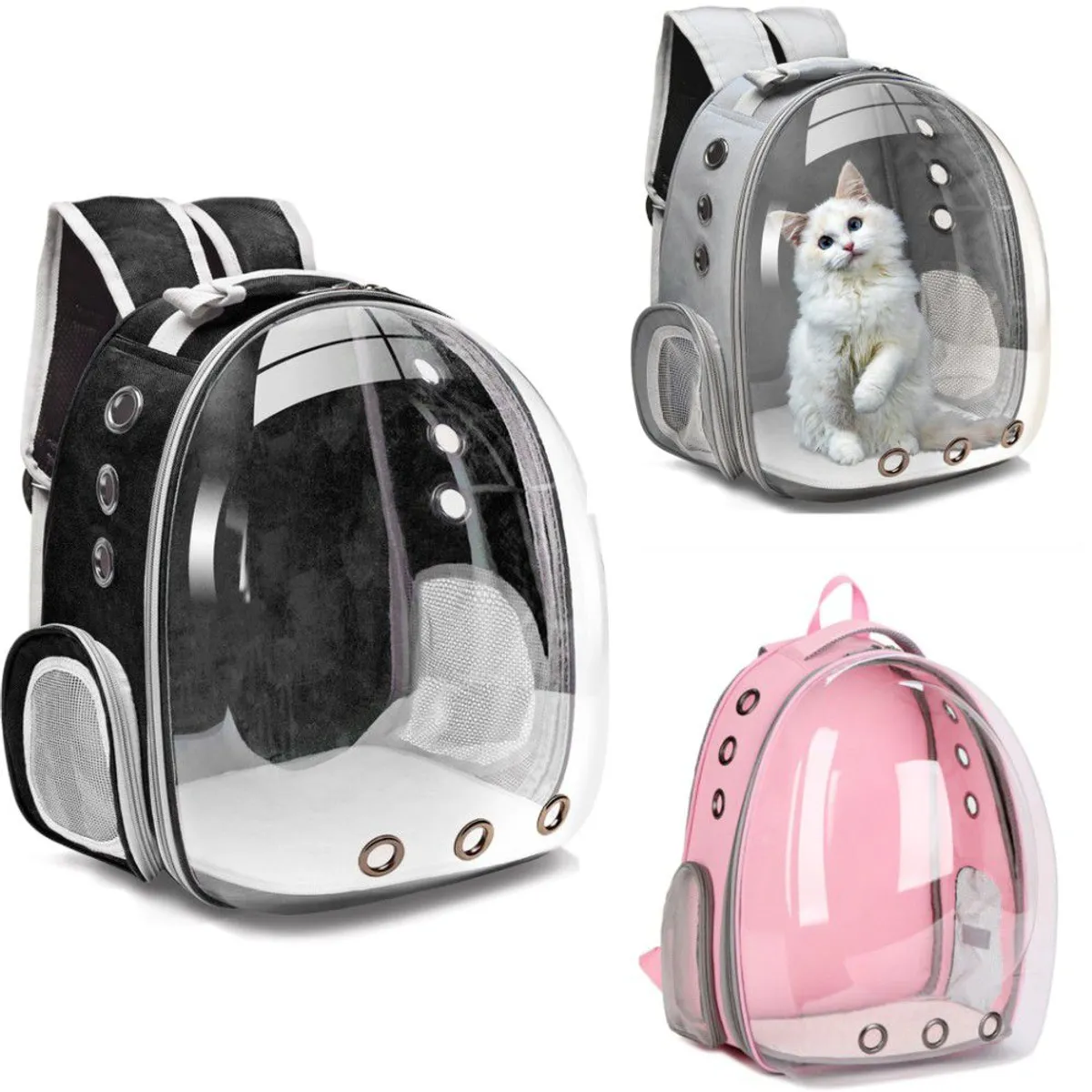 GENERICO - Mochila Transportadora de Mascotas Perros y Gatos