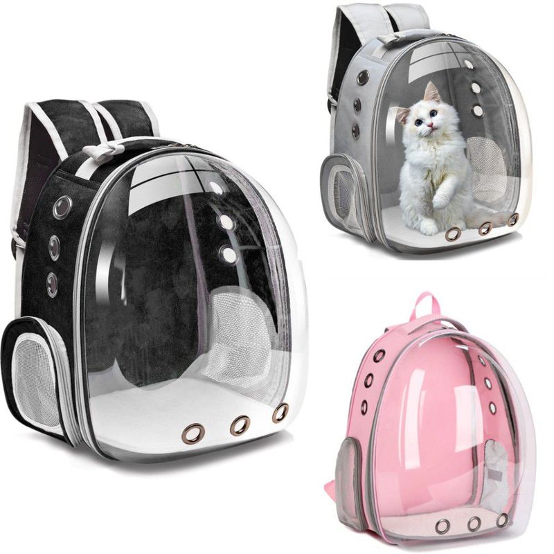GENERICO - Mochila Transportadora de Mascotas Perros y Gatos
