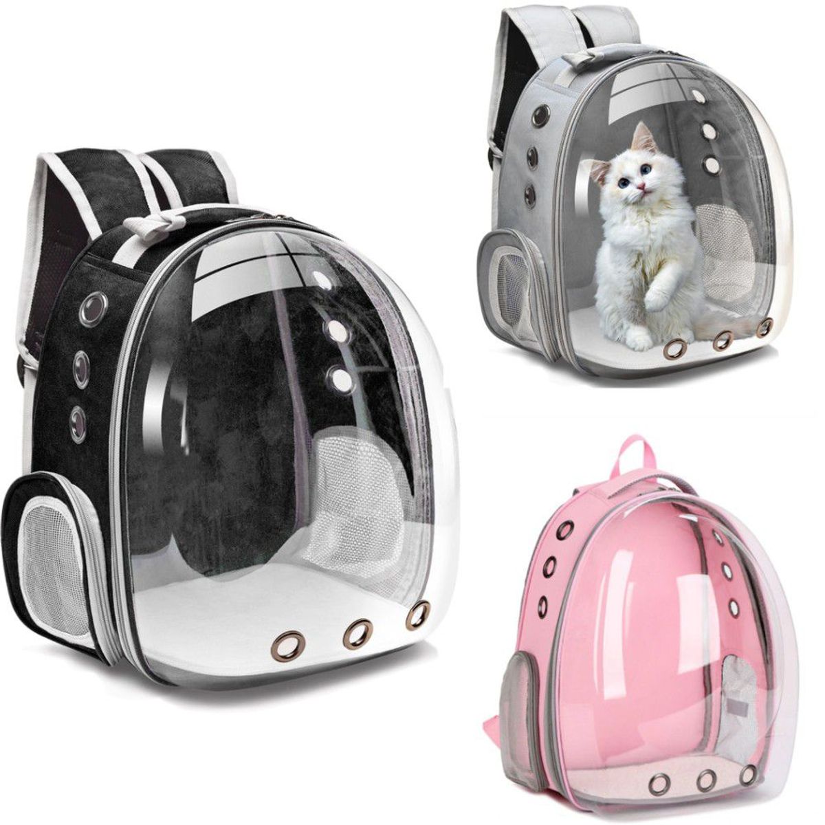 GENERICO - Mochila Transportadora de Mascotas Perros y Gatos