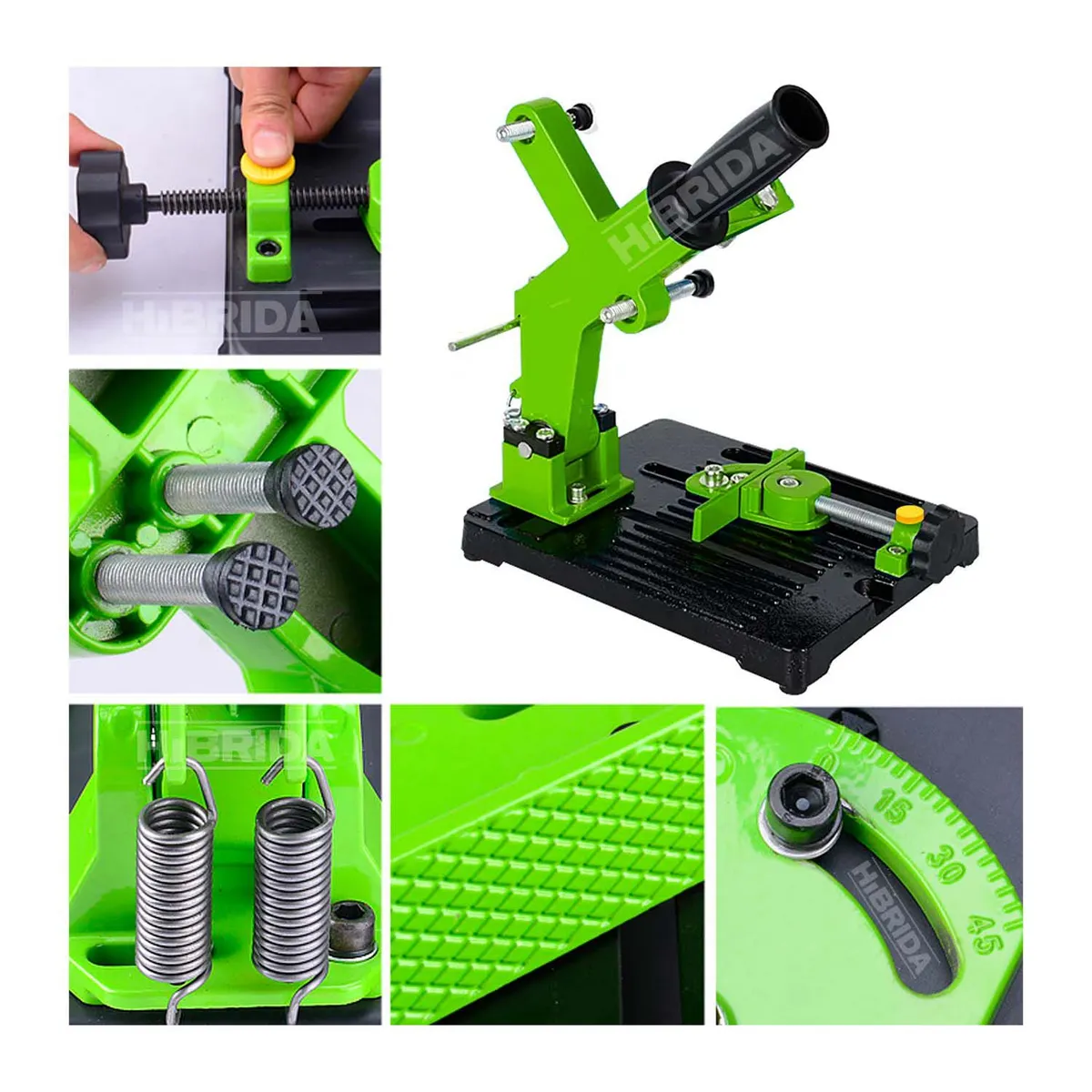 GENERICO - SOPORTE FIJO PARA AMOLADORA ANGULAR DE 7'' A 9'' -  SOPORTE-AG-7"