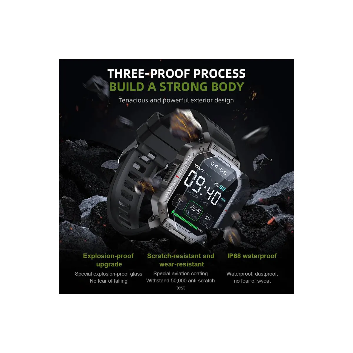 KUMI - SmartWatch Reloj inteligente U3 PRO kumi gris