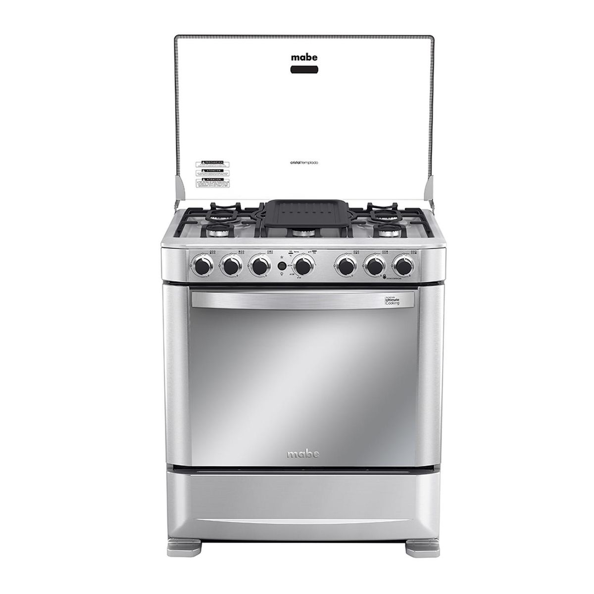 MABE - Cocina de Piso a Gas 76 cm Inox Mabe CMP7630FX0
