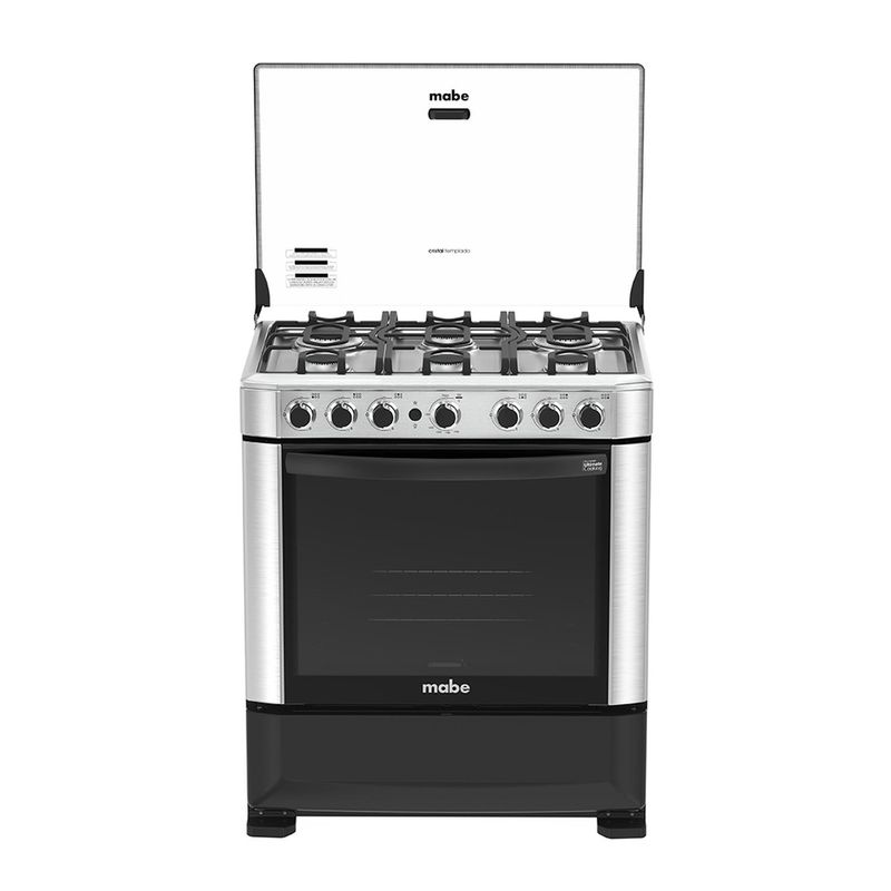 MABE - Cocina de Piso a Gas 76 cm Inox Mabe CMP7625FX0