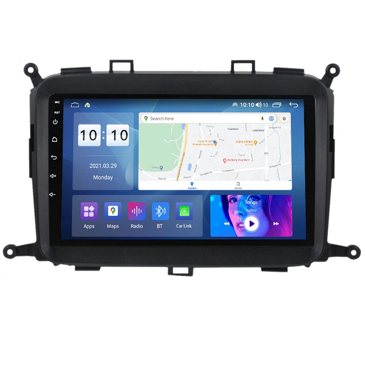 GENERICO - Autoradio Android Kia Carens 2014-2019 cámara Gratis