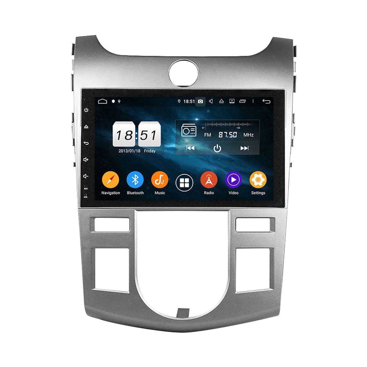 GENERICO - Autoradio Android Kia Cerato Forte 2008-2012 cámara Gratis