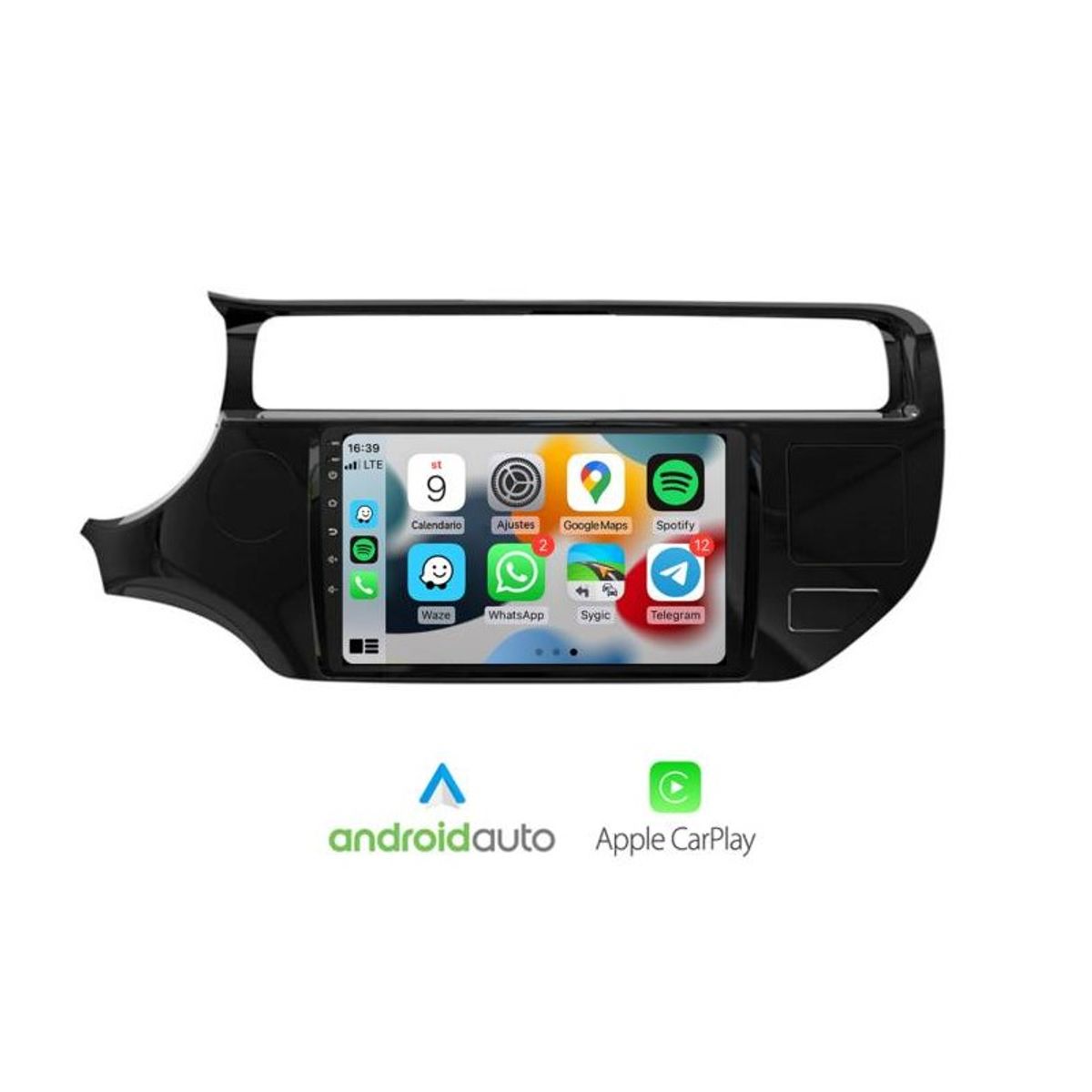 GENERICO - Autoradio Android Kia Rio 2015-2017 cámara Gratis