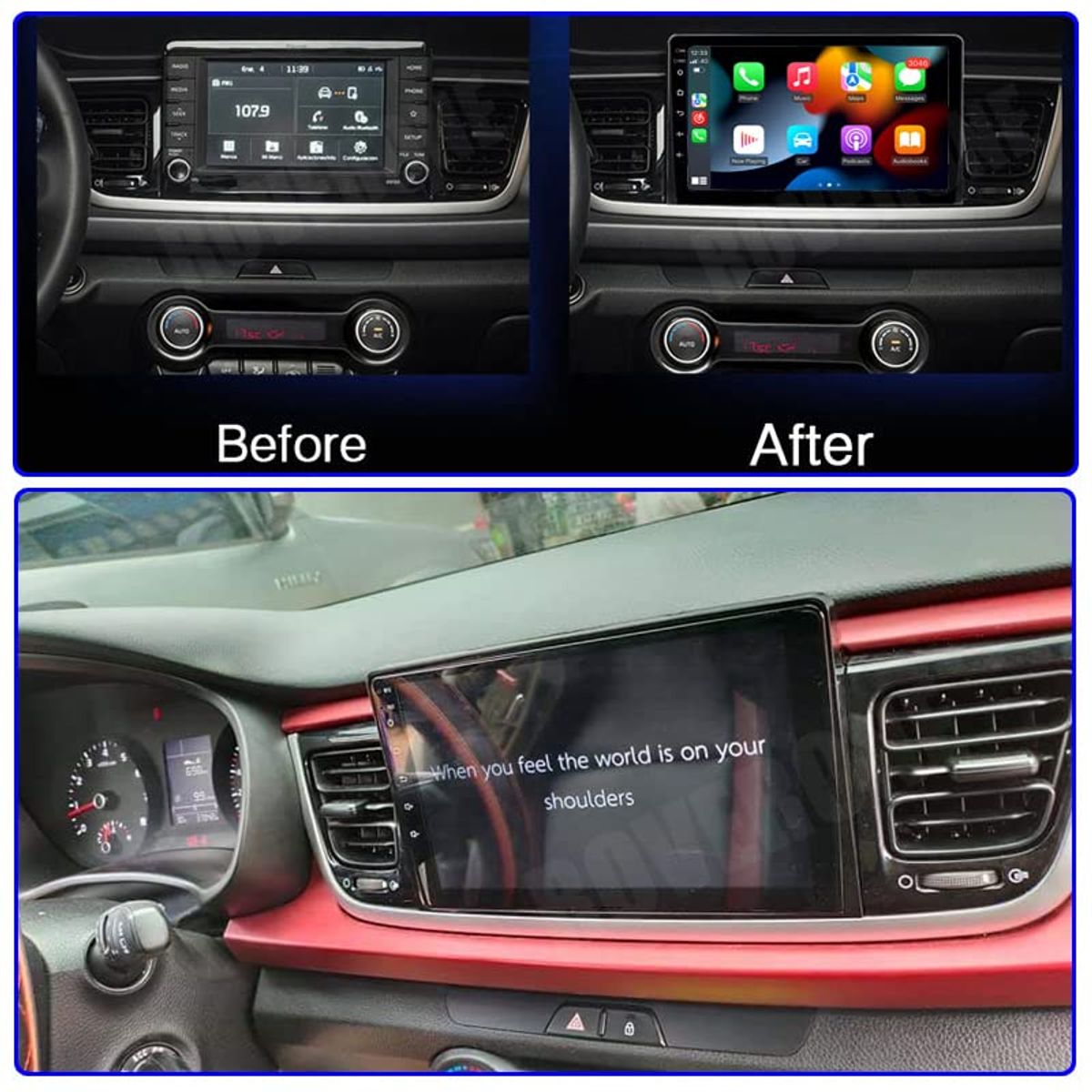 GENERICO - Autoradio Android Kia Rio 2018-2021 cámara Gratis