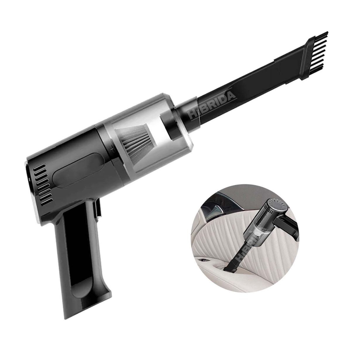 GENERICO - MINI ASPIRADORA PORTÁTIL RECARGABLE LIMPIA  AUTOS - VACUUM-CLEANER