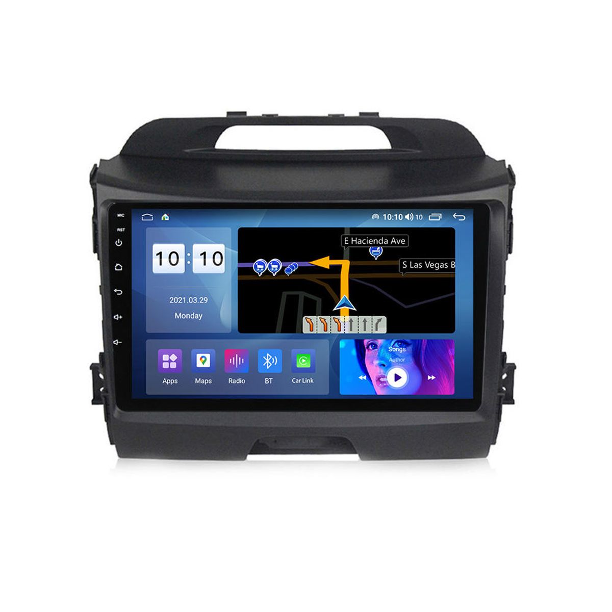 GENERICO - Autoradio Android Kia Sportage 2011-2015 cámara Gratis