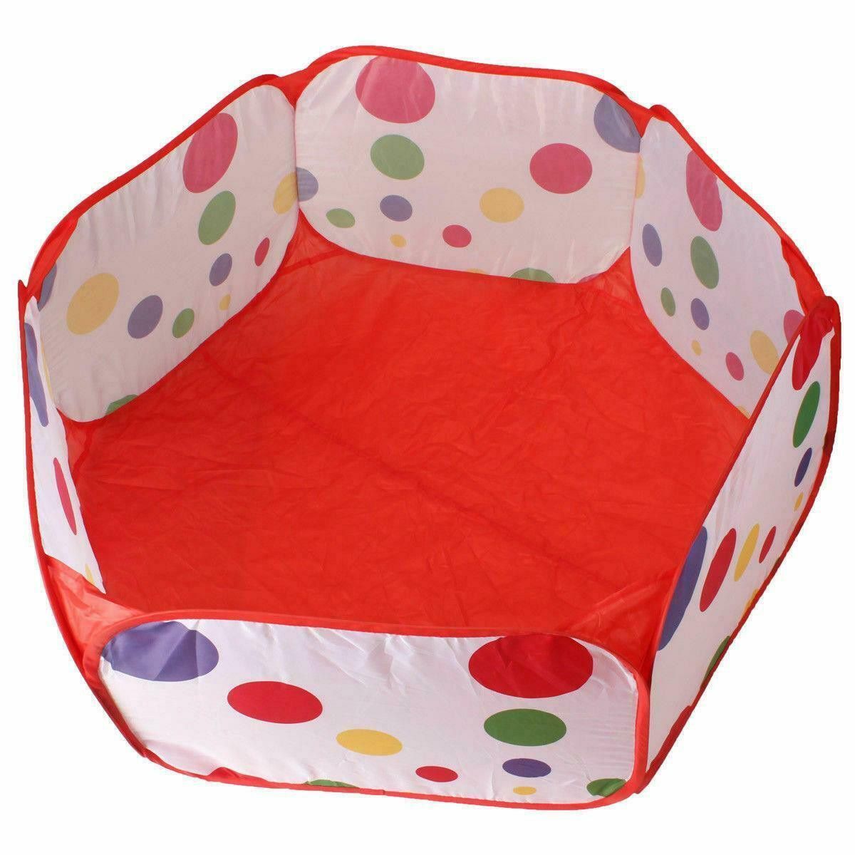 GENERICO - Piscina de Pelotas Plegable Niños Rojo y Blanco