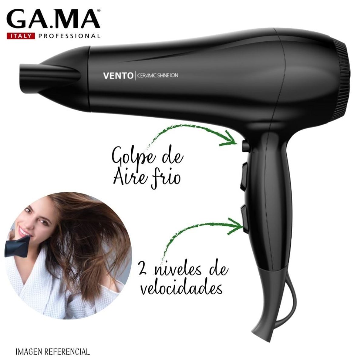 GAMA - Secadora de Cabello Gama Vento  2745
