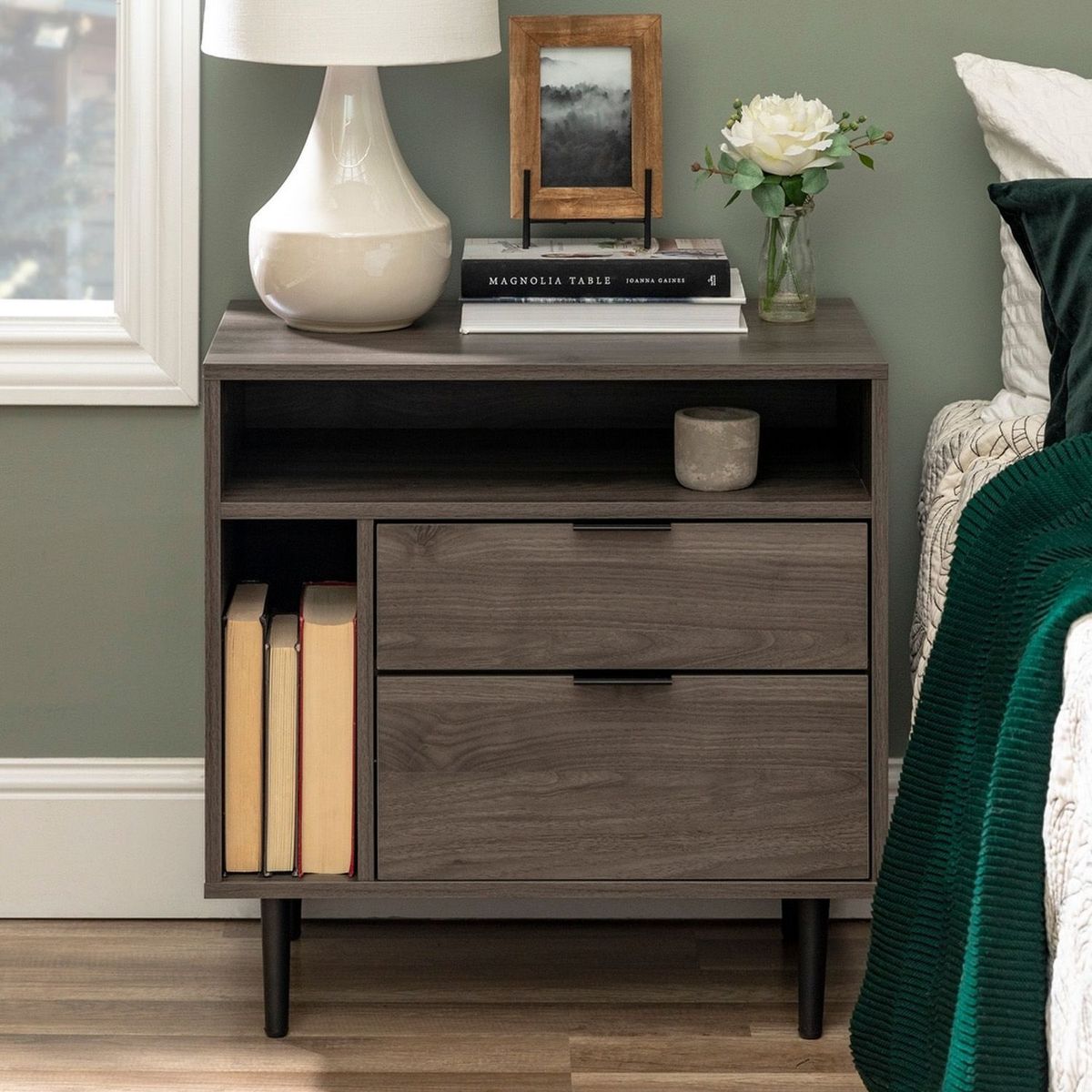 VENTITAS HOME - Velador Mesa de Noche Nórdico Rafael Ventitas Perú Siena