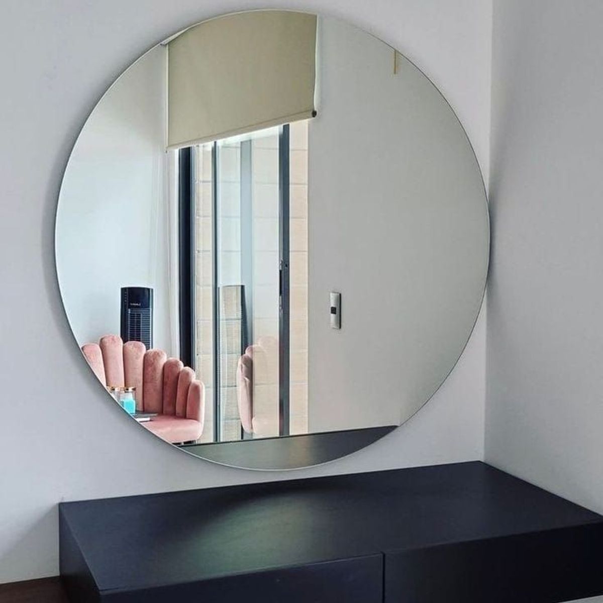 GENERICO - Espejo redondo de 80 cm