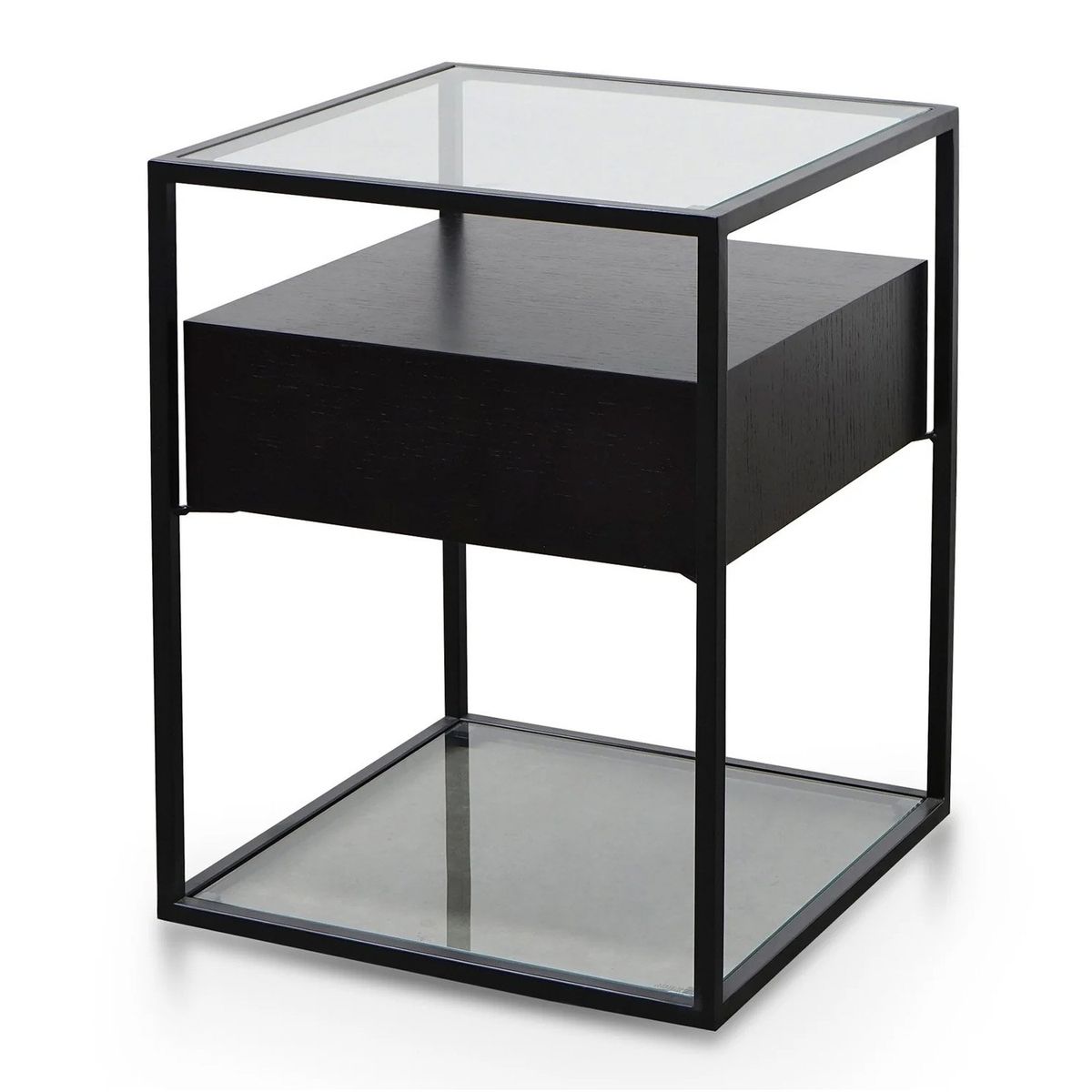 VENTITAS HOME - Velador Industrial Deborah Ventitas Home Negro