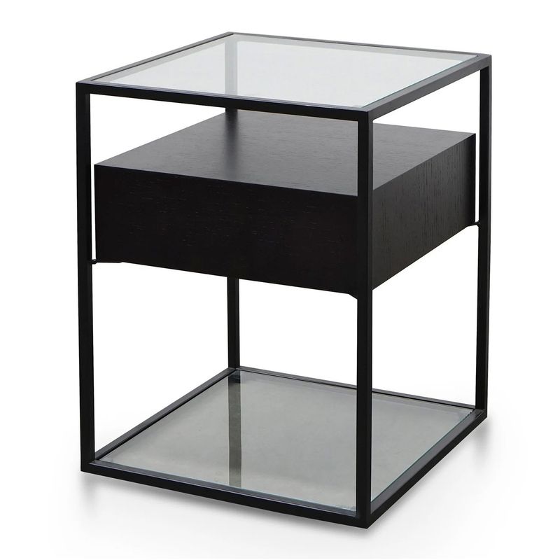 VENTITAS HOME - Velador Industrial Deborah Ventitas Home Negro